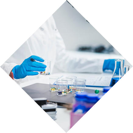 picture of a pharmacist sorting tablets